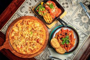 Veg Sizzler with Mushroom and Cheese